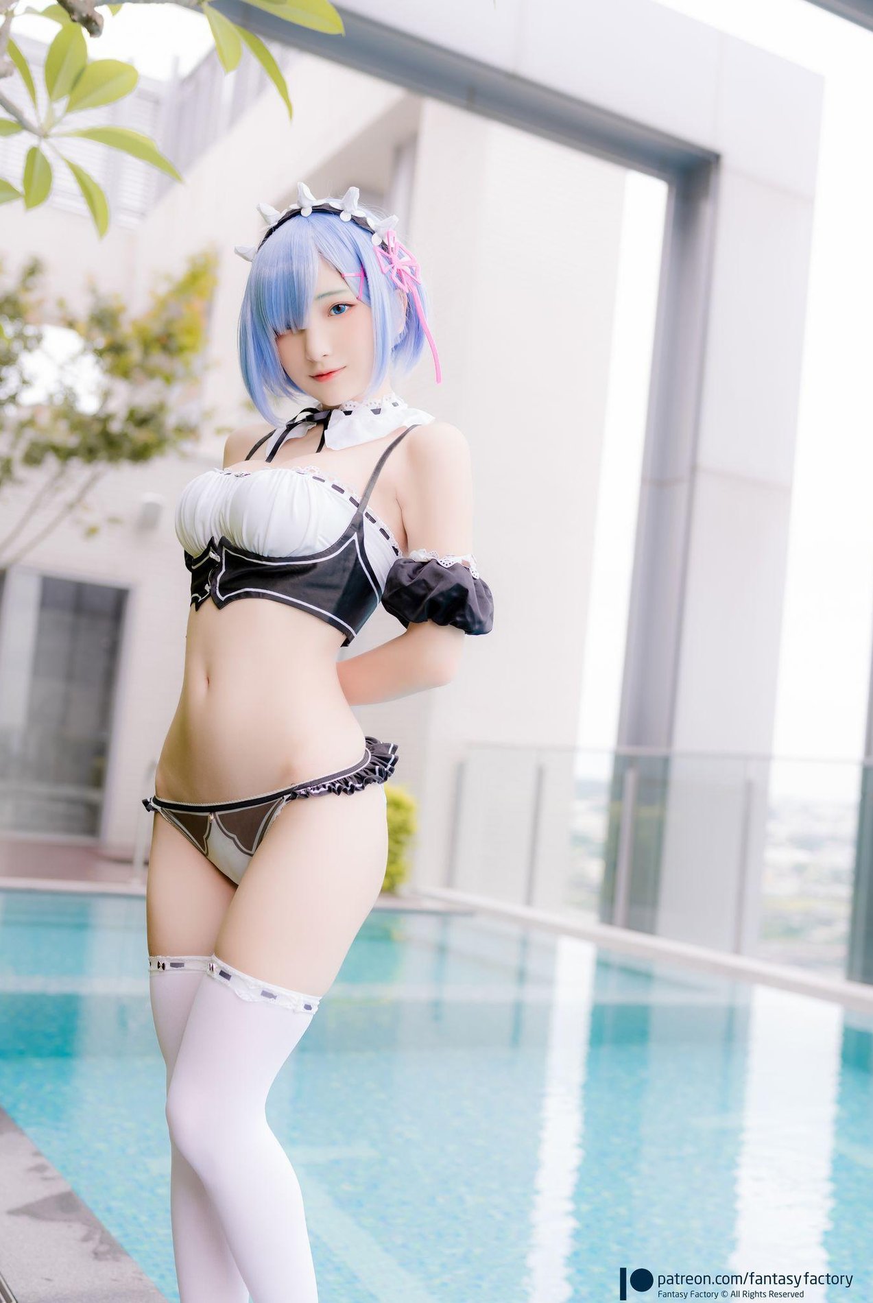 Rem СDing swimsuit δ˽Ӱͼ P.1 