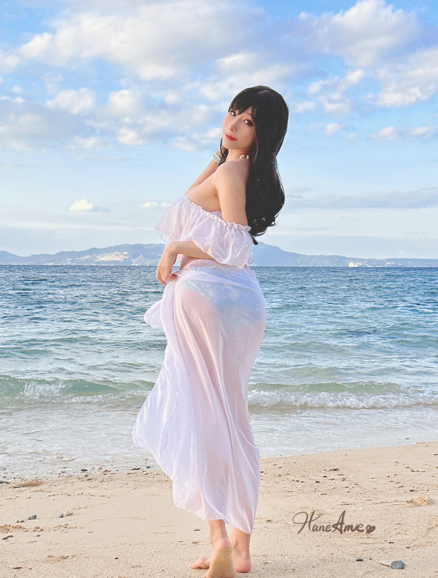 love Ame Original coserͼ ɳ֮ Okinawa in sand Hane ͼ ģ 겨 ͼ White P.7